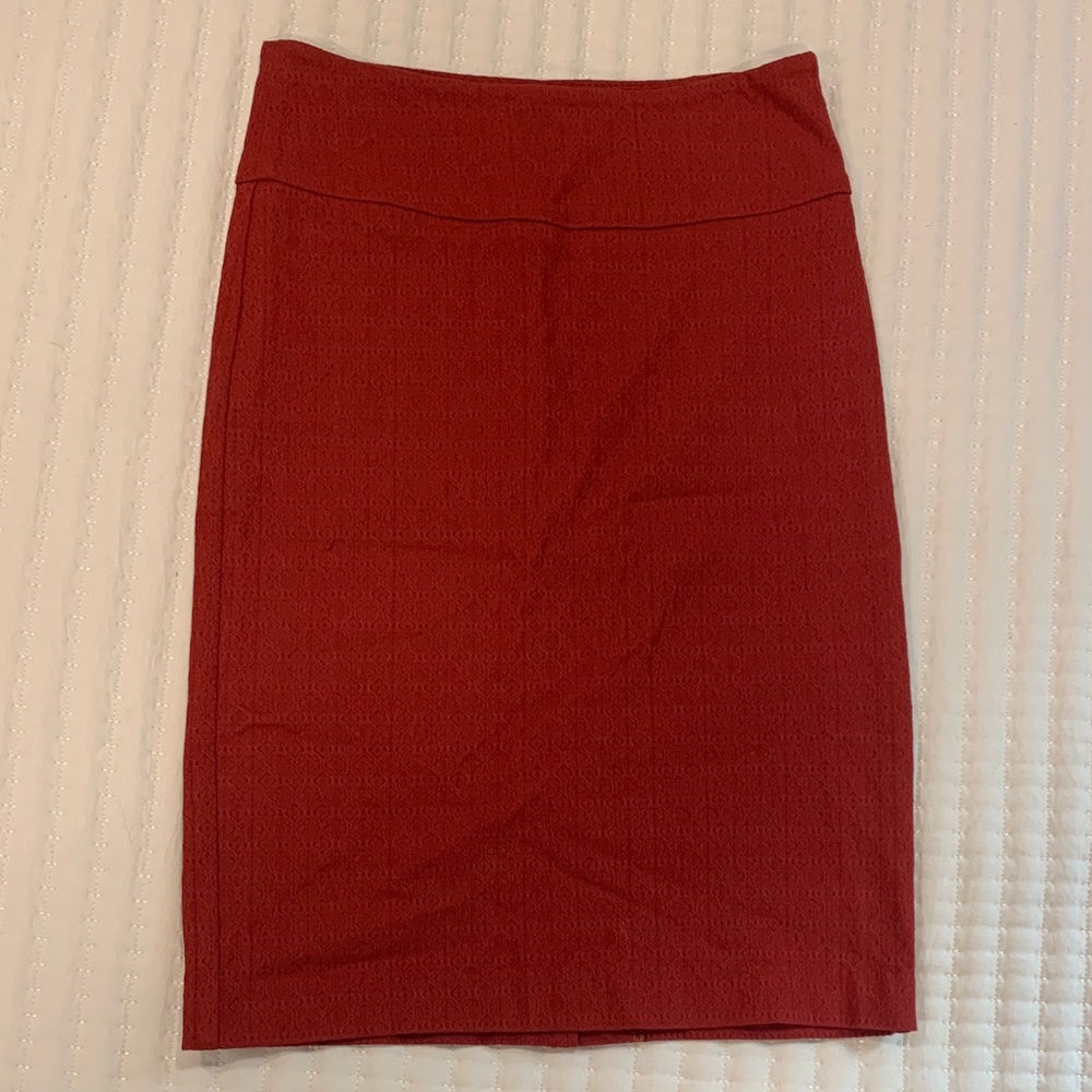 Margaret M Red Pencil Skirt